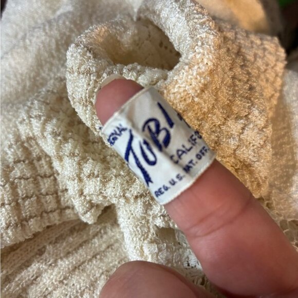 Vintage Tobi Califonia Top Size Small embellished with pearls and sequence - Picture 14 of 14